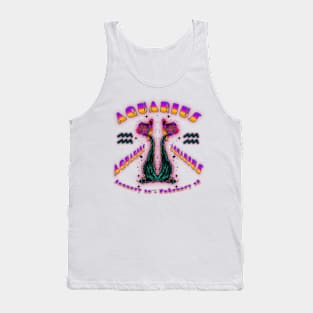 Aquarius 3a Raspberry Tank Top